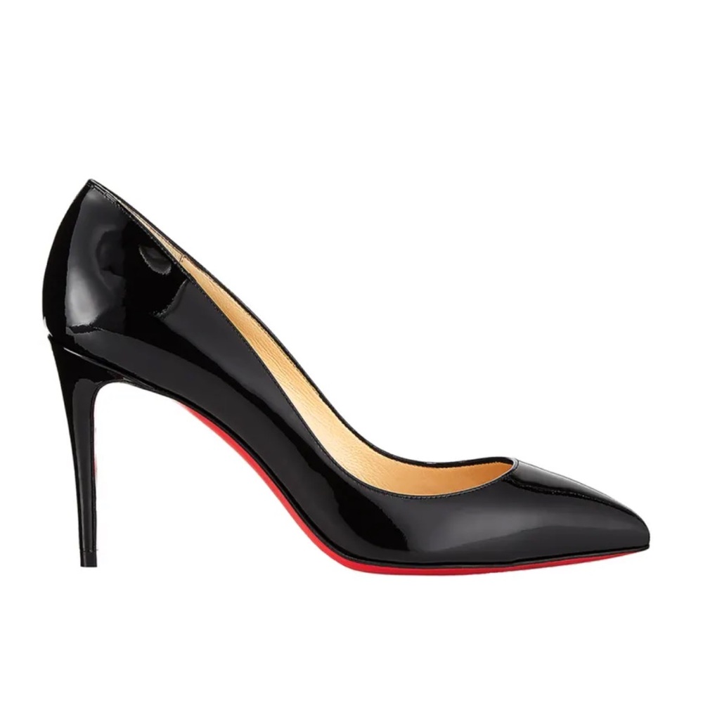 CHRISTIAN LOUBOUTIN
Pigalle Follies 85mm Patent Red Sole Pumps
